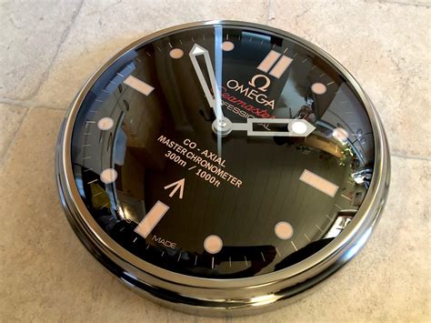 omega seamaster wall clock|omega wall clocks.